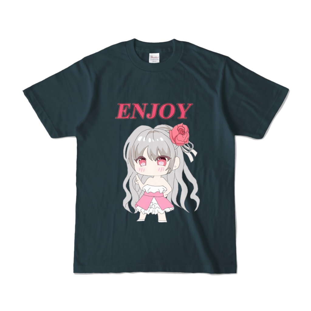 カラーTシャツのリリアちゃんイラスト