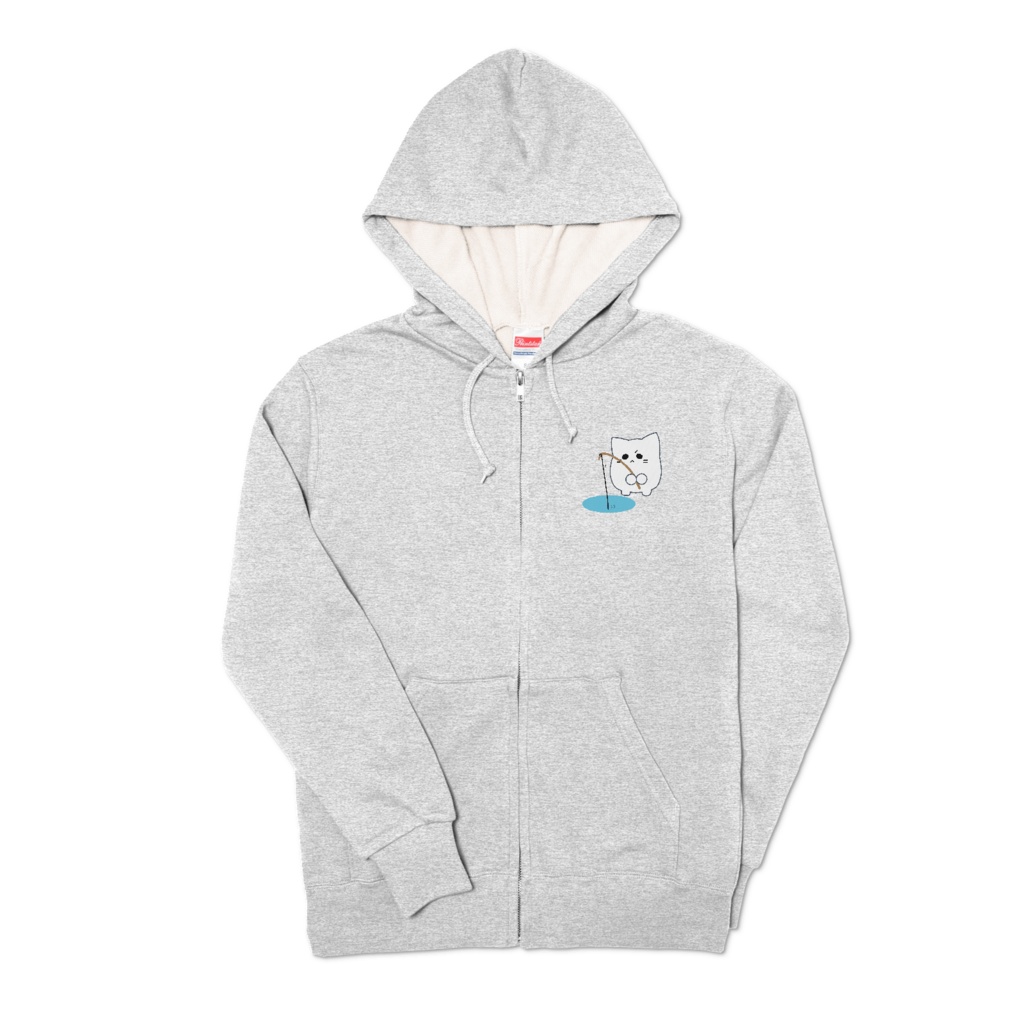 ジップパーカー つりにゃん