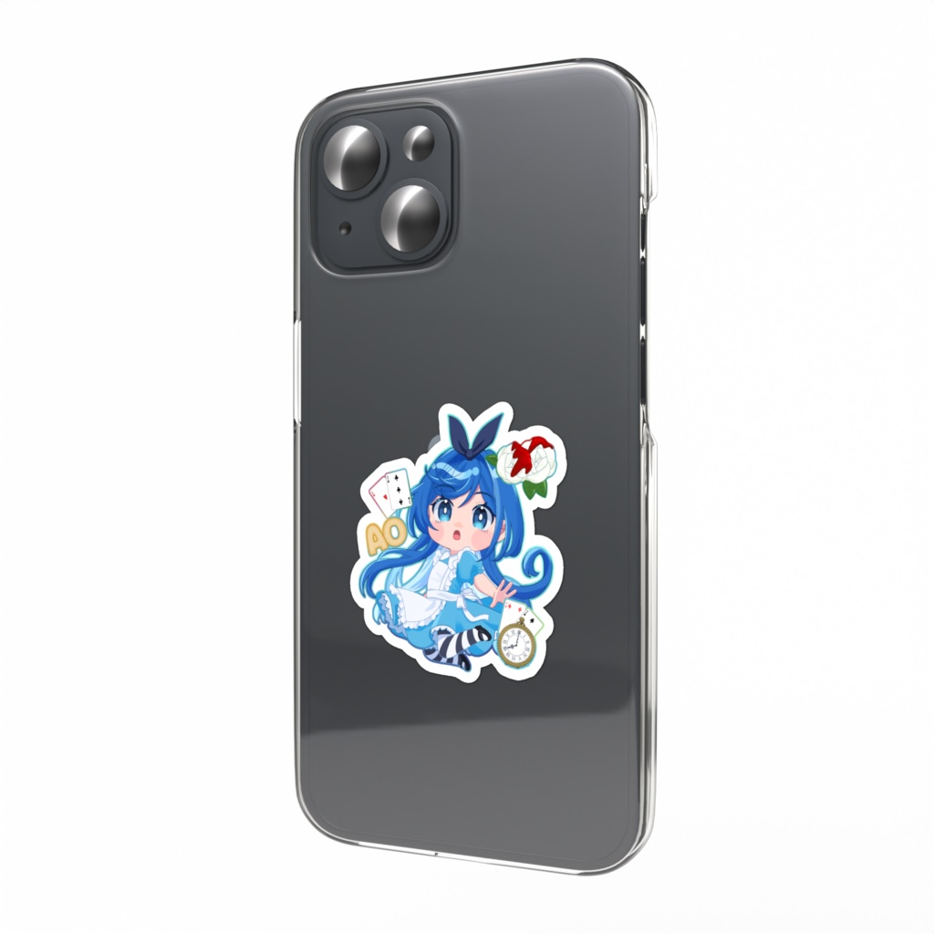 アリス風スマホステッカー