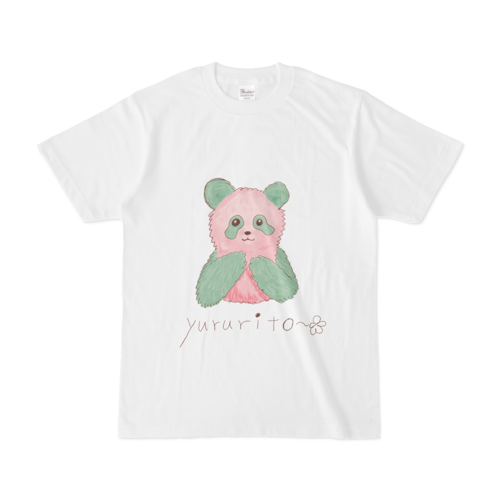 カラフルパンダTシャツ(オリジナルTシャツ)