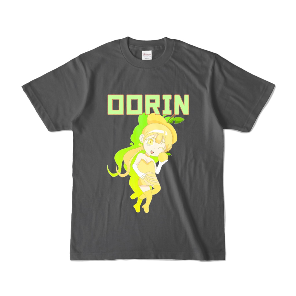 カラーTシャツ王りんごちゃんイラスト