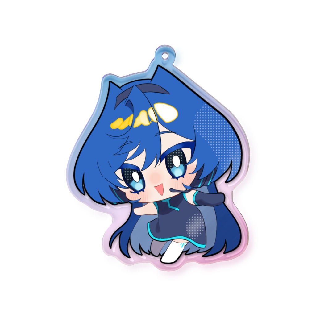 AOちゃんオーロラアクリルキーホルダー