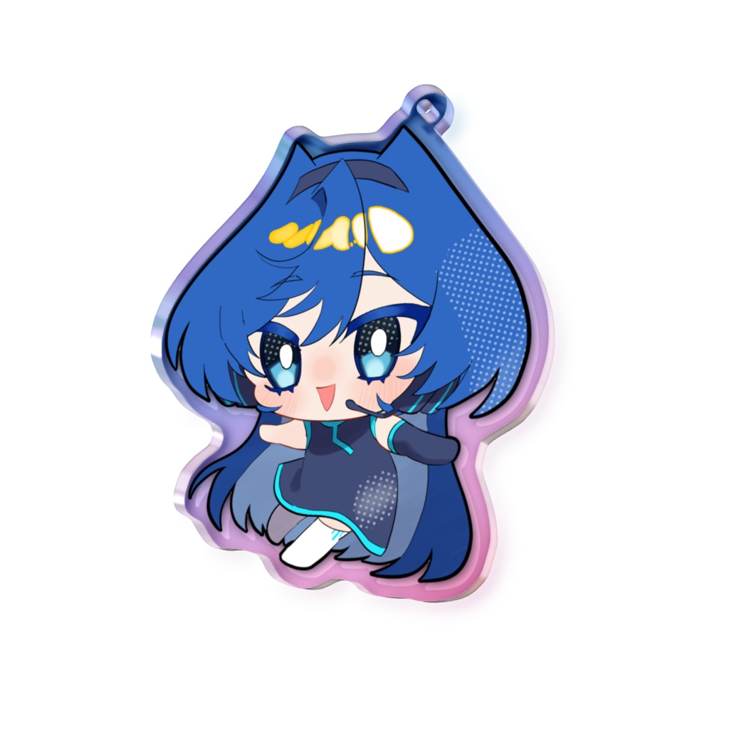 AOちゃんオーロラアクリルキーホルダー