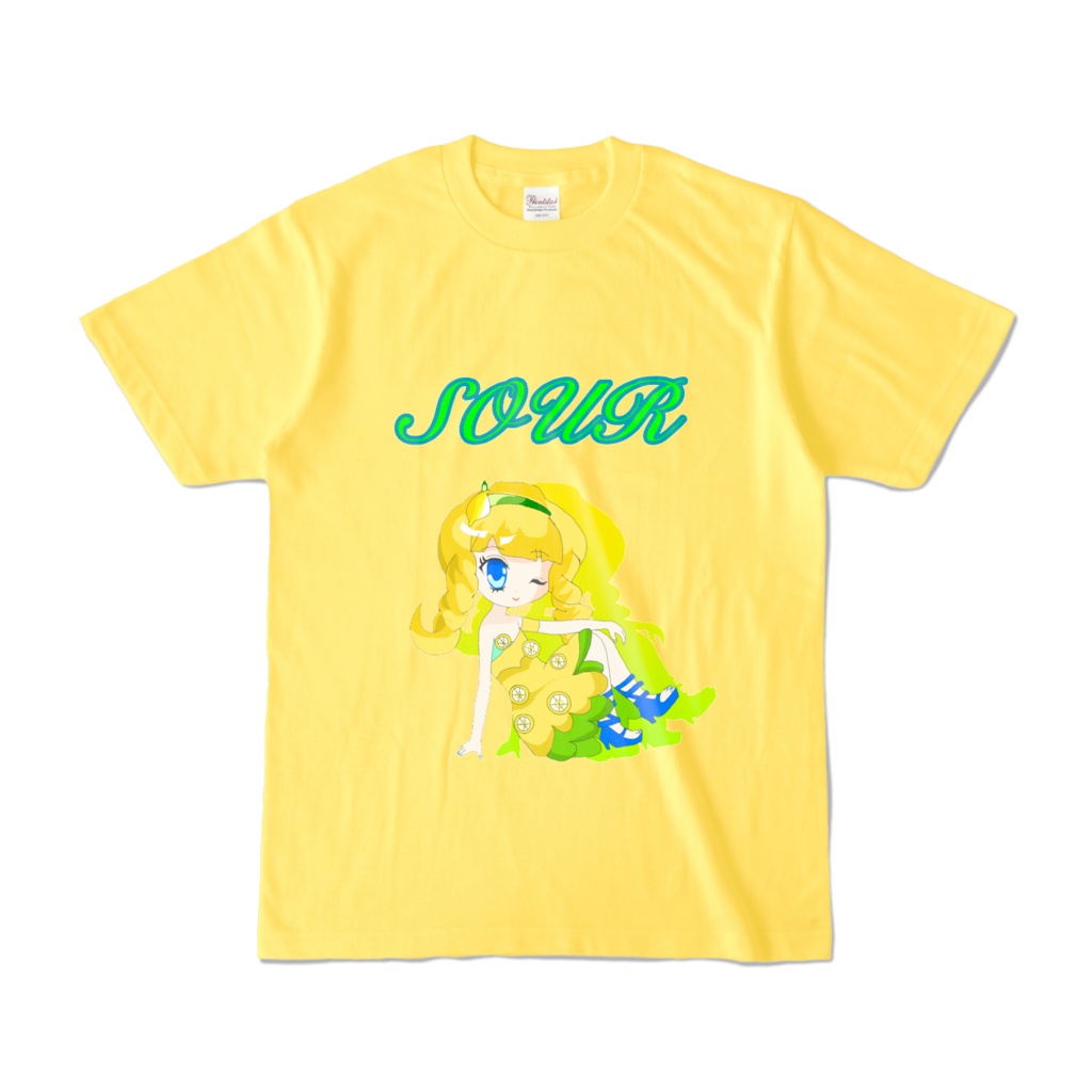 カラーTシャツレモンちゃんイラスト