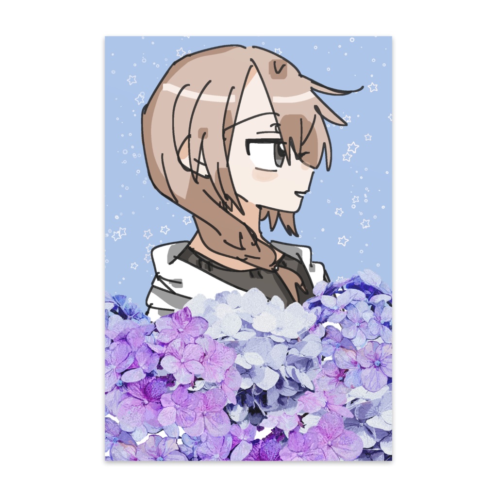 あじさいのポストカード