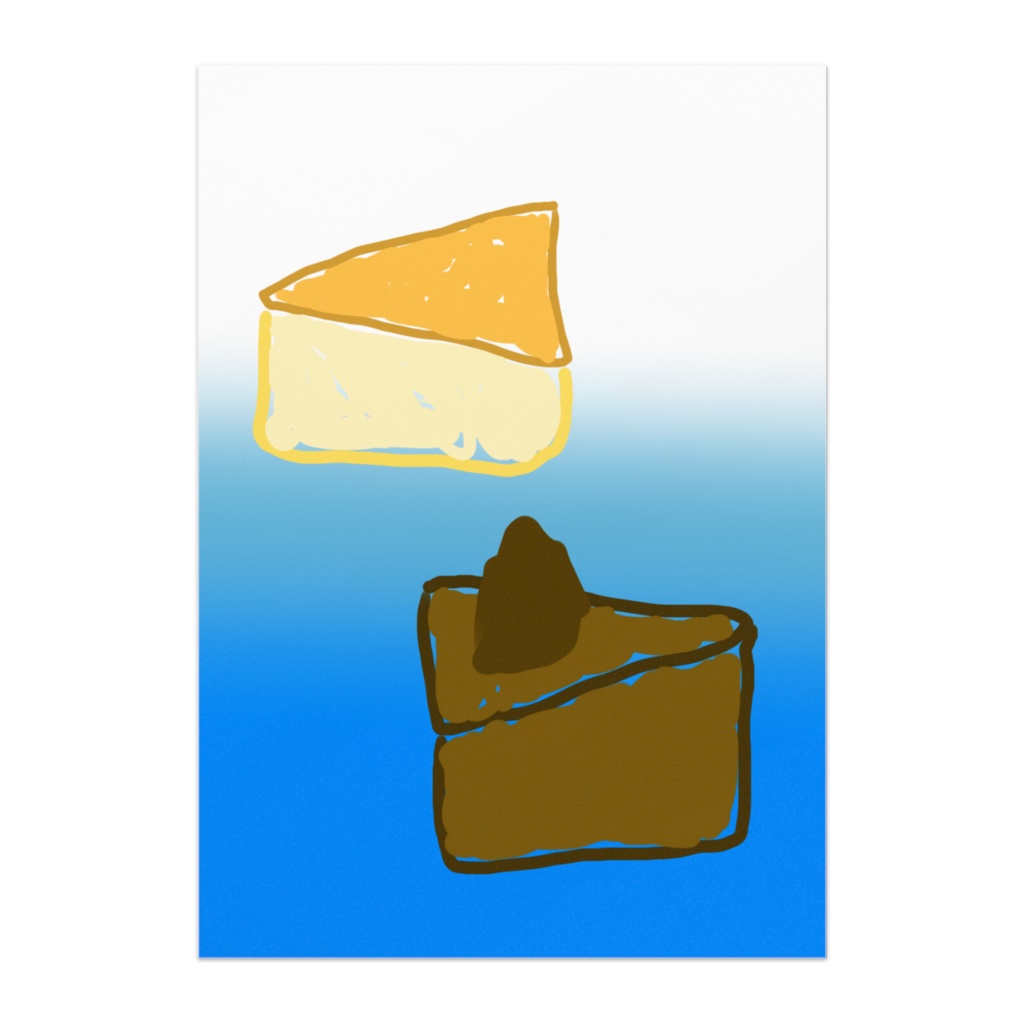 B3パネル、ケーキ