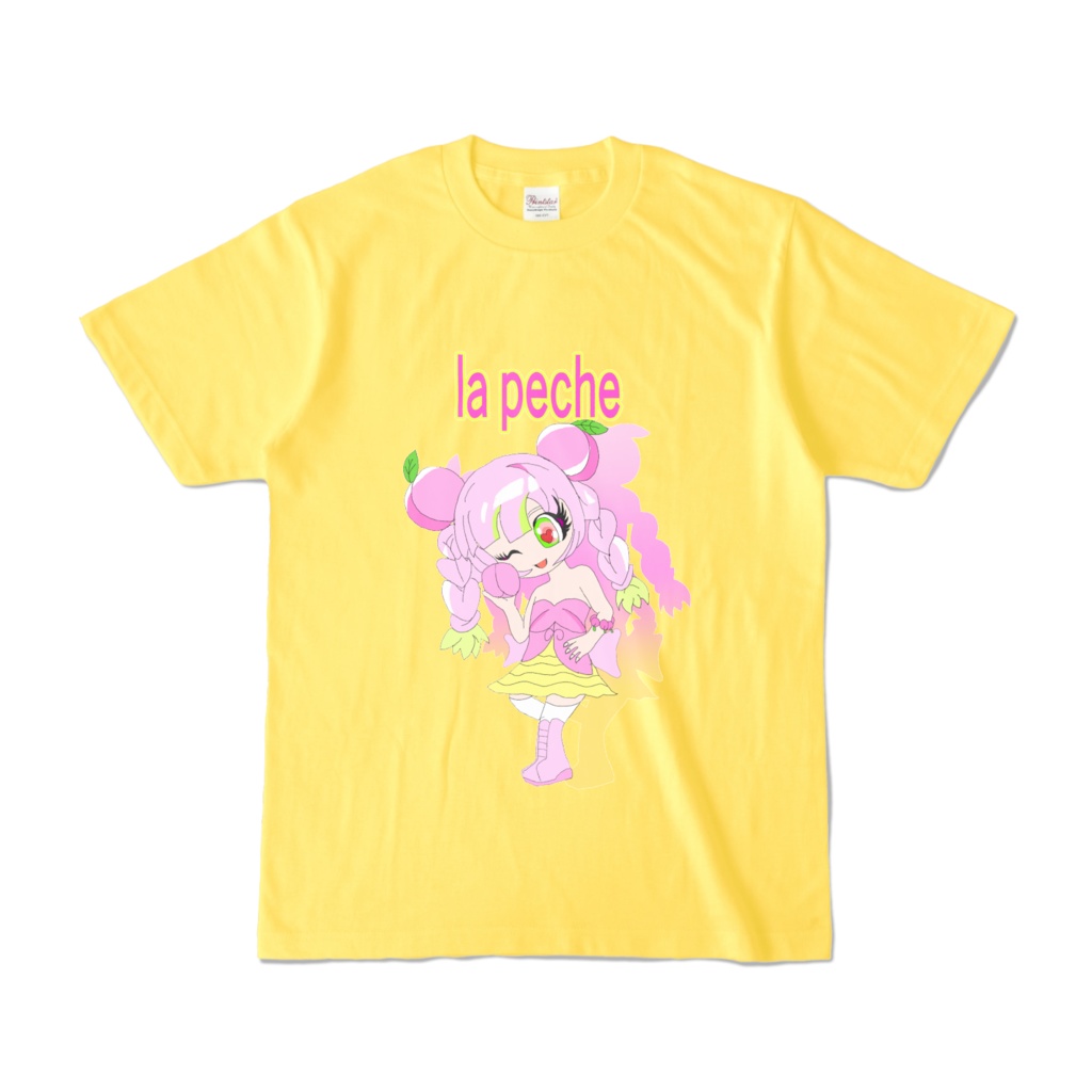 カラーTシャツももちゃんイラスト