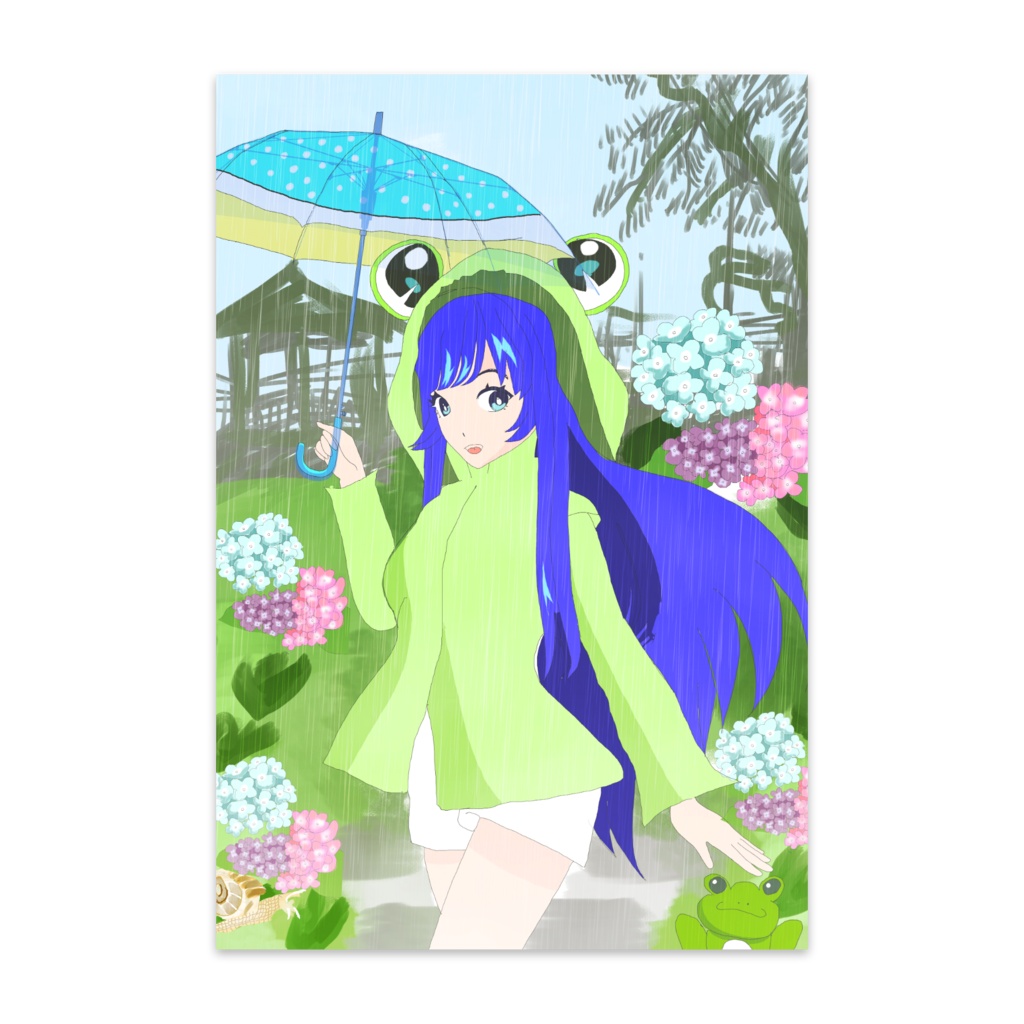 6月梅雨イラスト