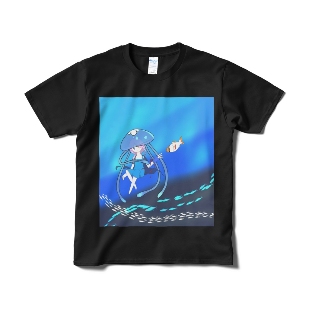 海を揺蕩うクラゲ