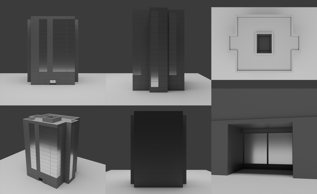 【3D】ビルセット