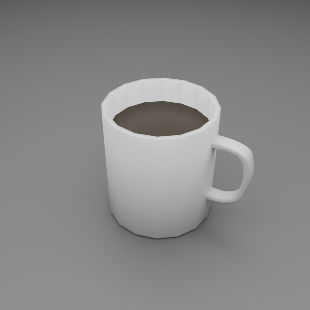 【3D】カフェセット
