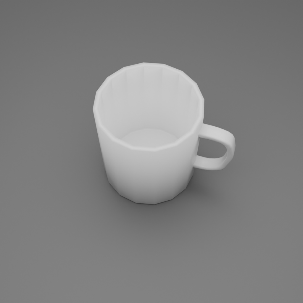 【3D】カフェセット