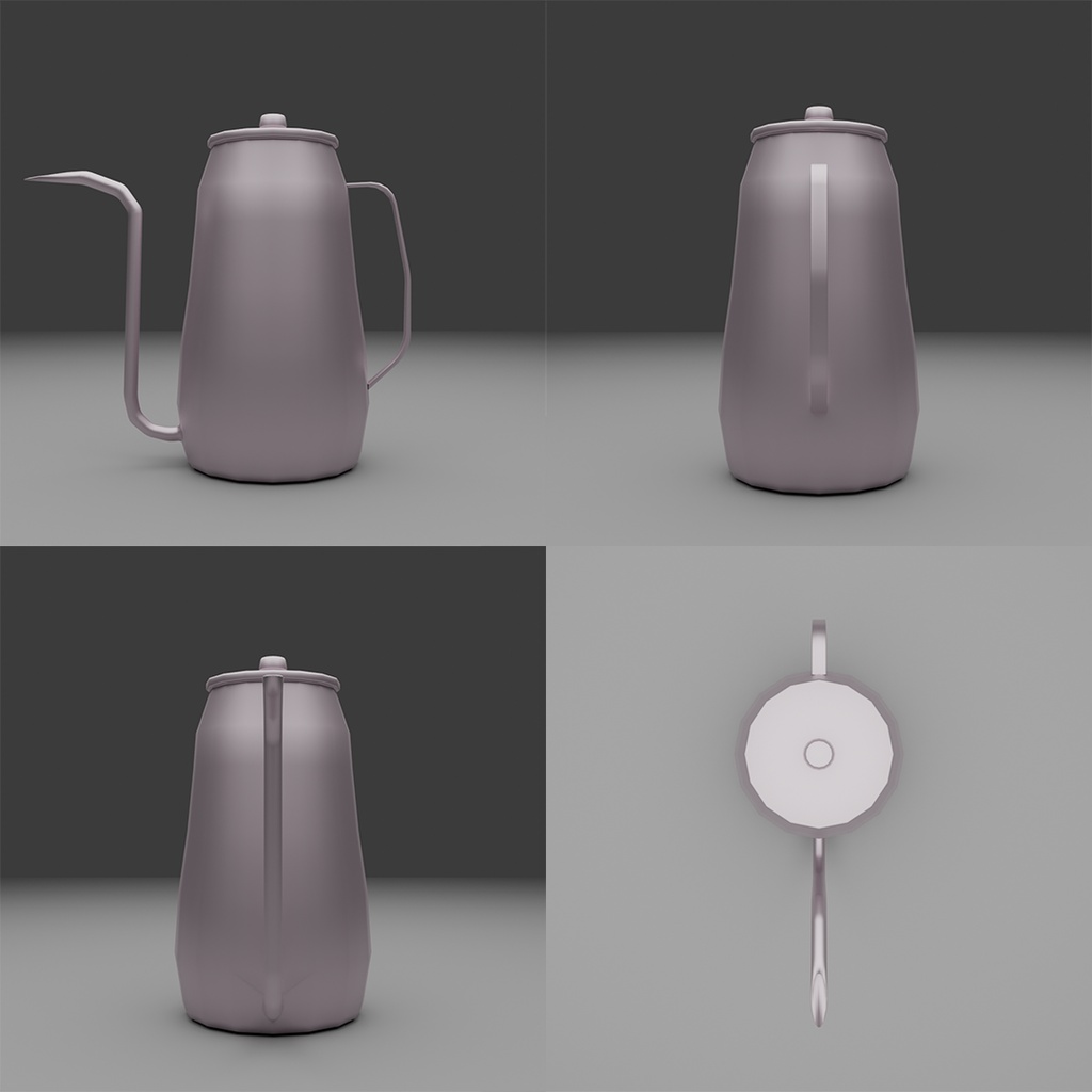 【3D】カフェセット