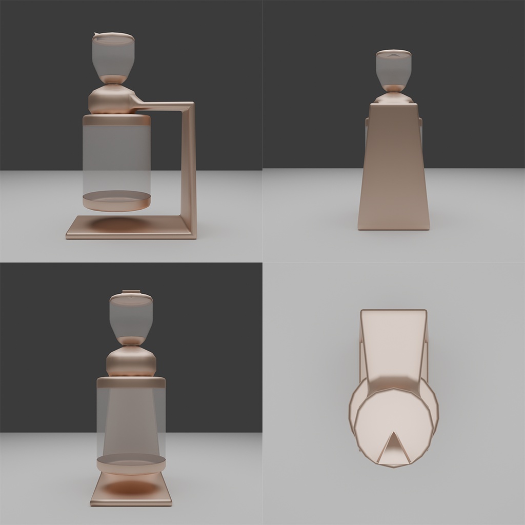 【3D】カフェセット