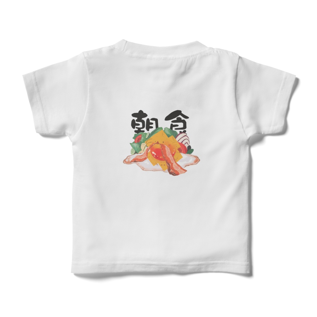 ベーコンエッグ　キッズTシャツ