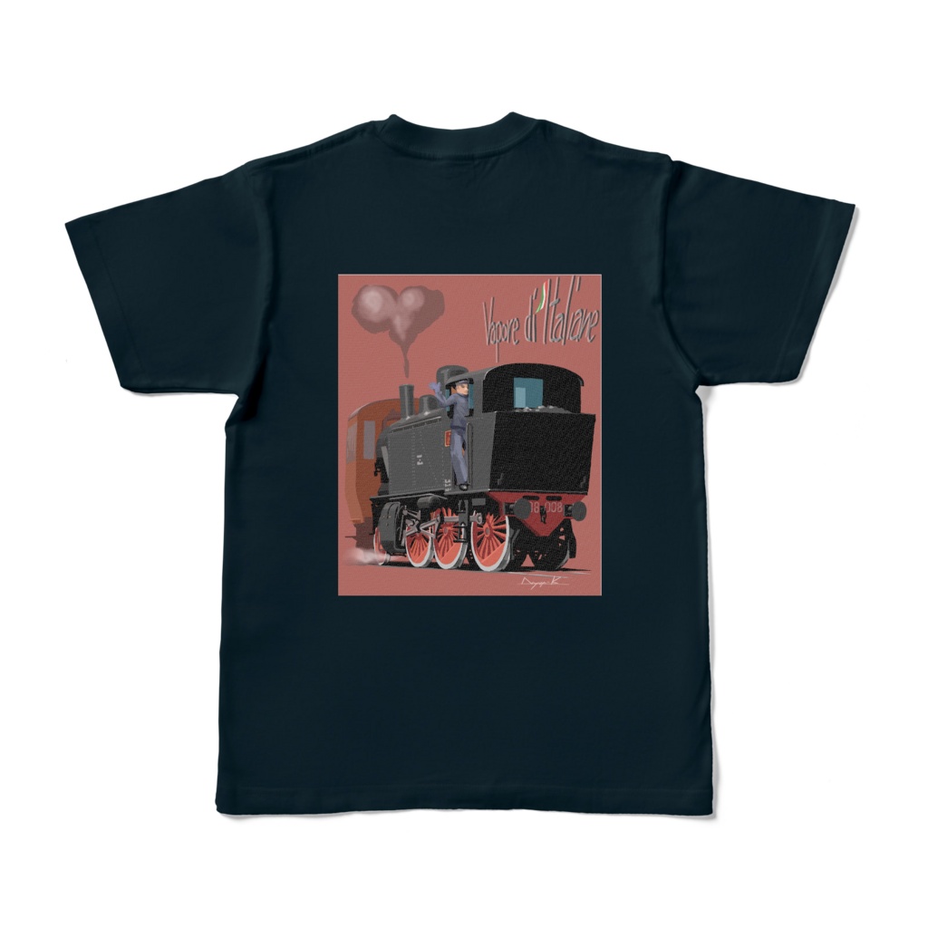イタリアのタンク機関車のTシャツ