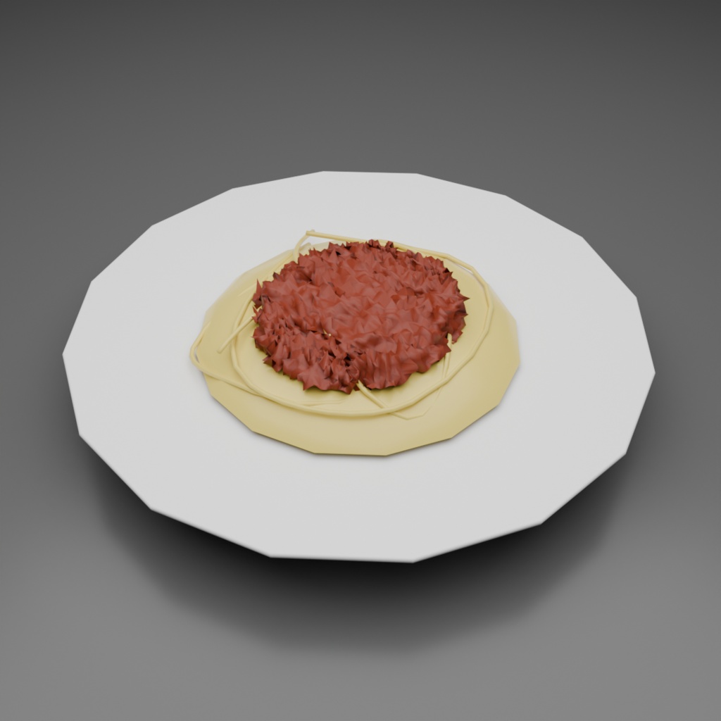 【3D】料理セット