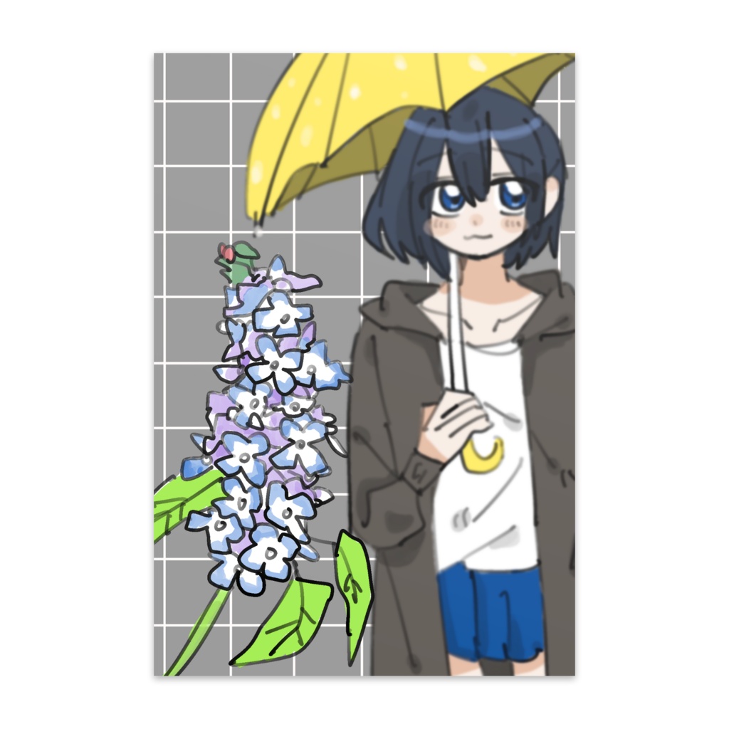 梅雨ポストカード