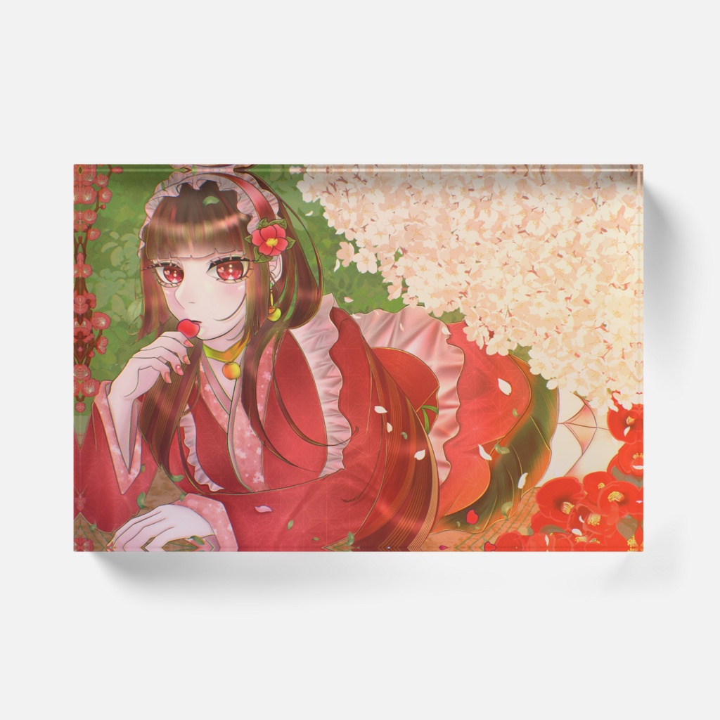 梅と椿と桜と少女
