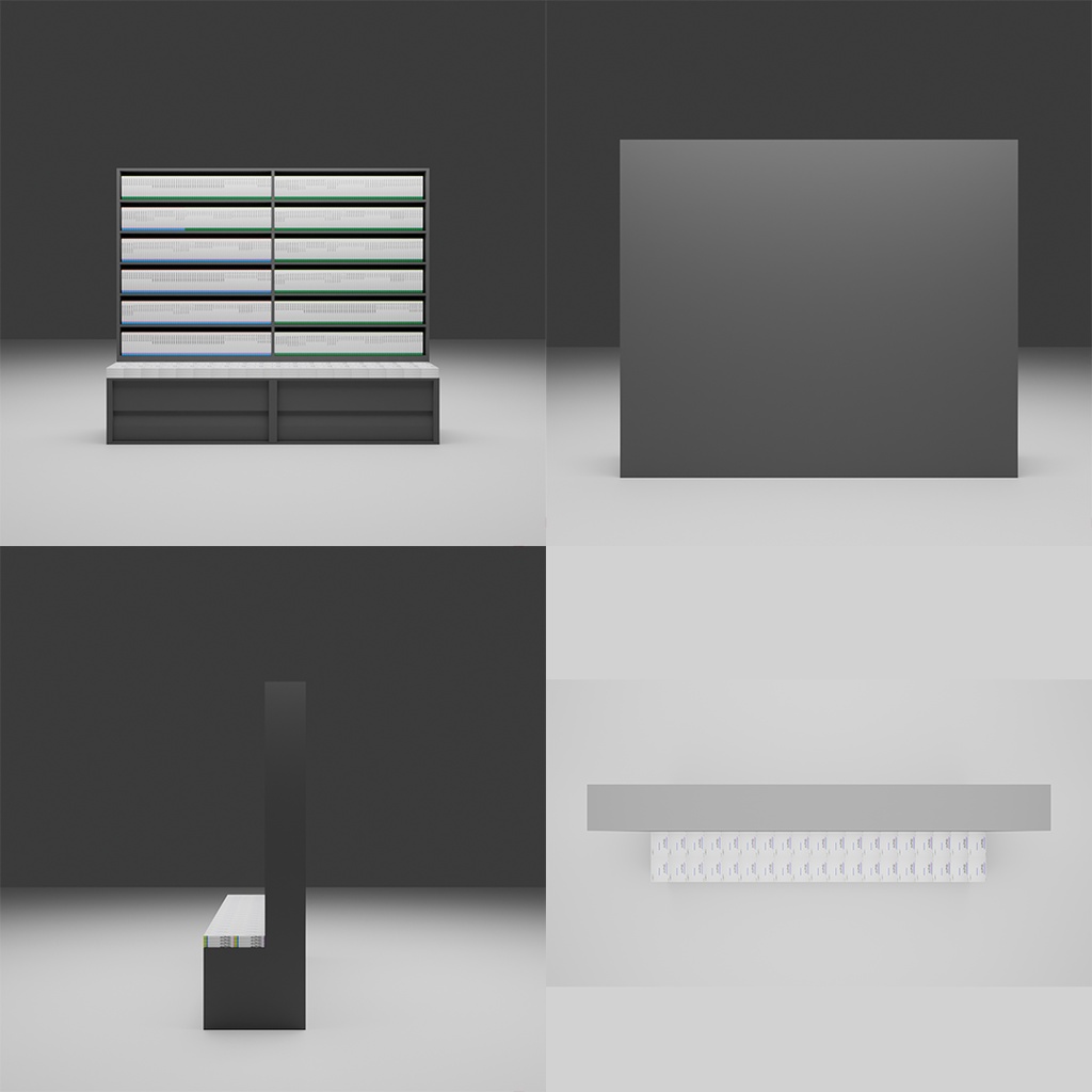 【3D】本屋セット