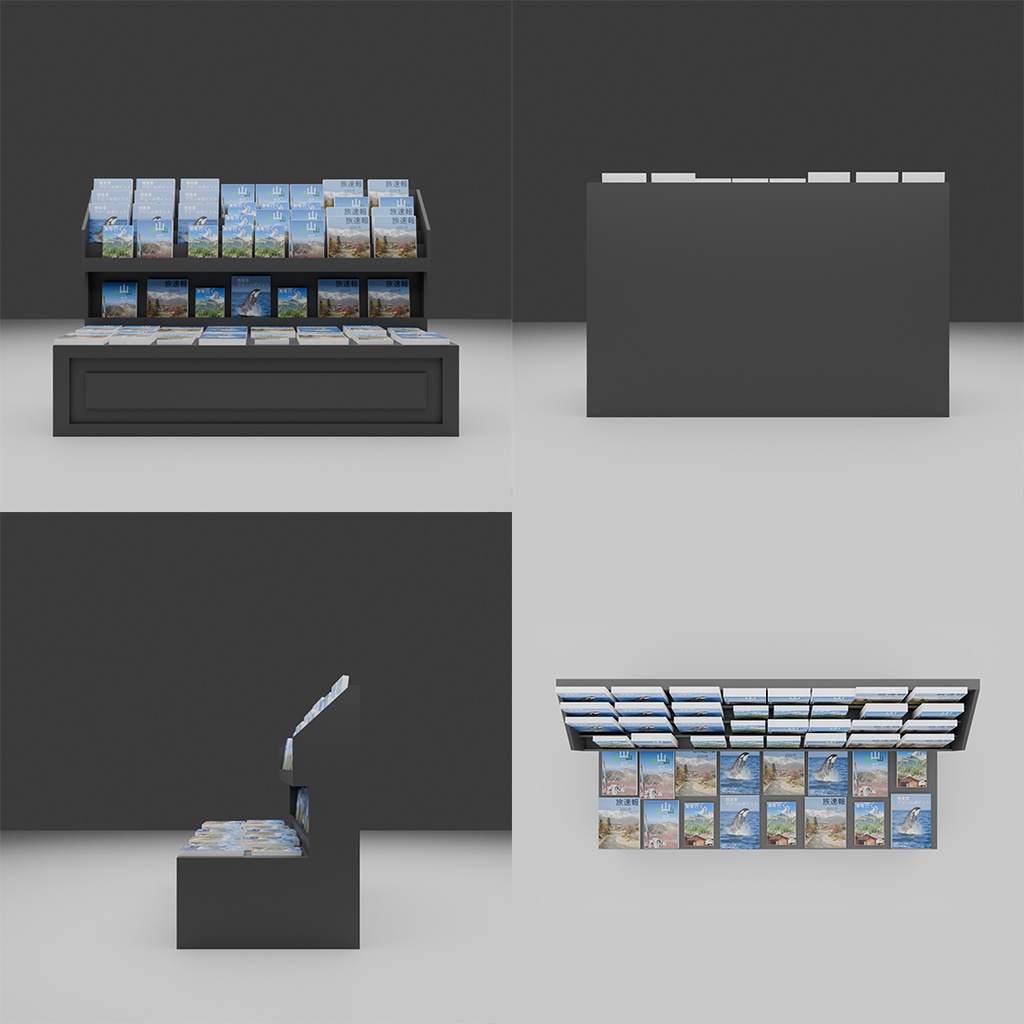 【3D】本屋セット