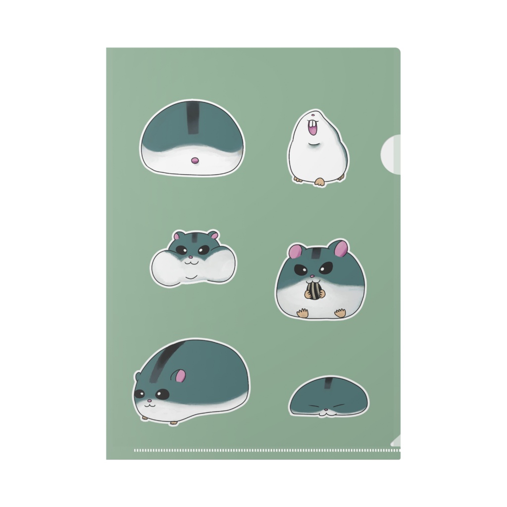クリアファイル HAMSTER MATSURI