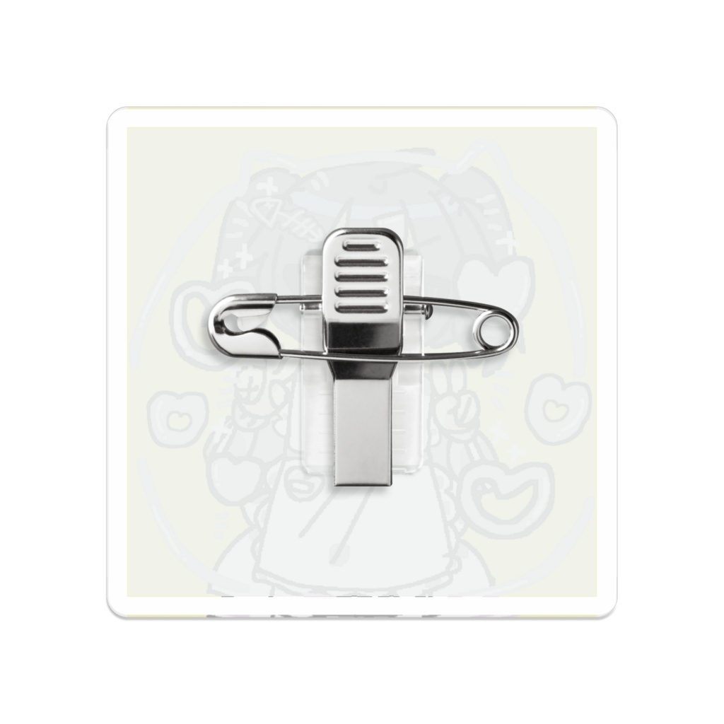 ジャージメイドのアクリルバッジ
