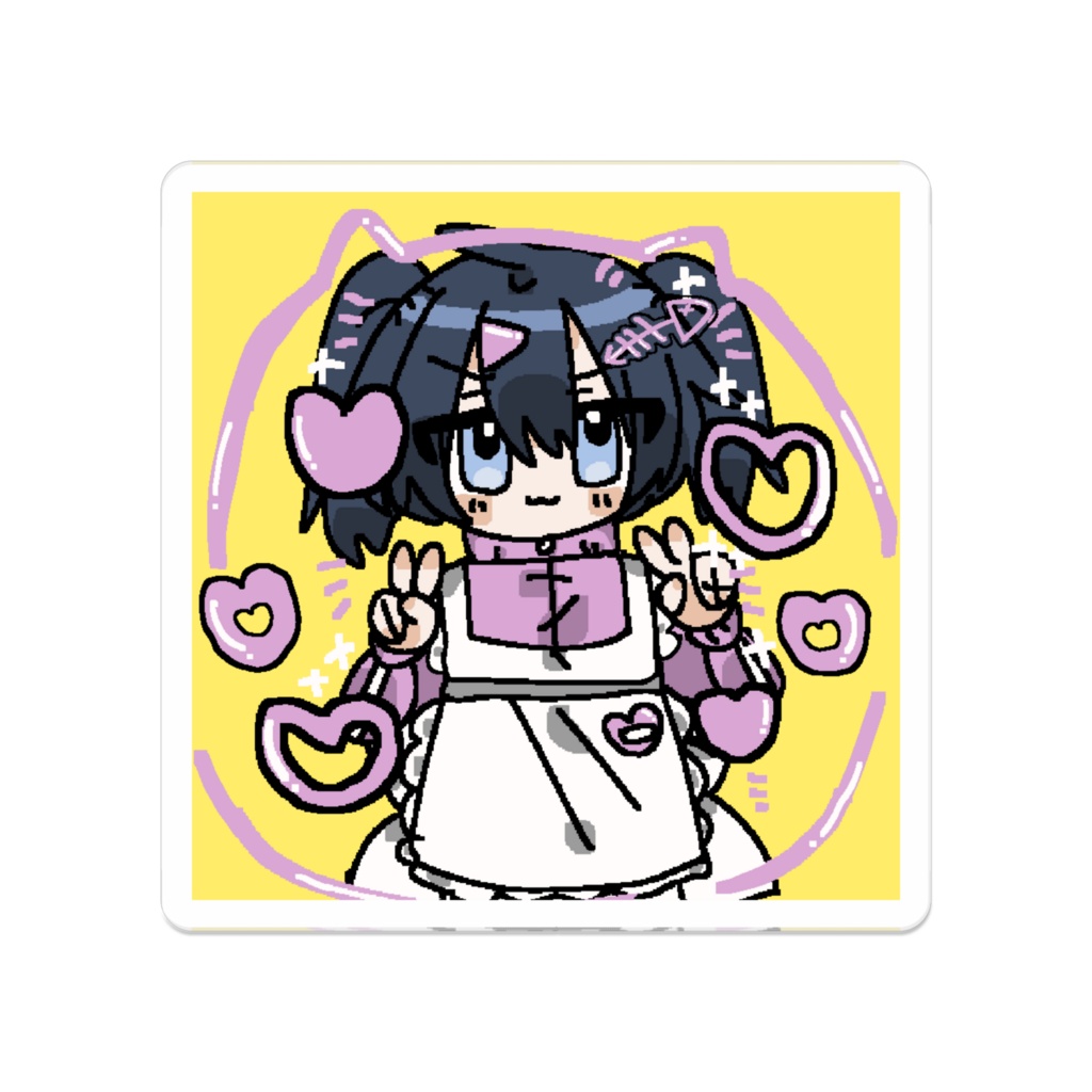 ジャージメイドのアクリルバッジ