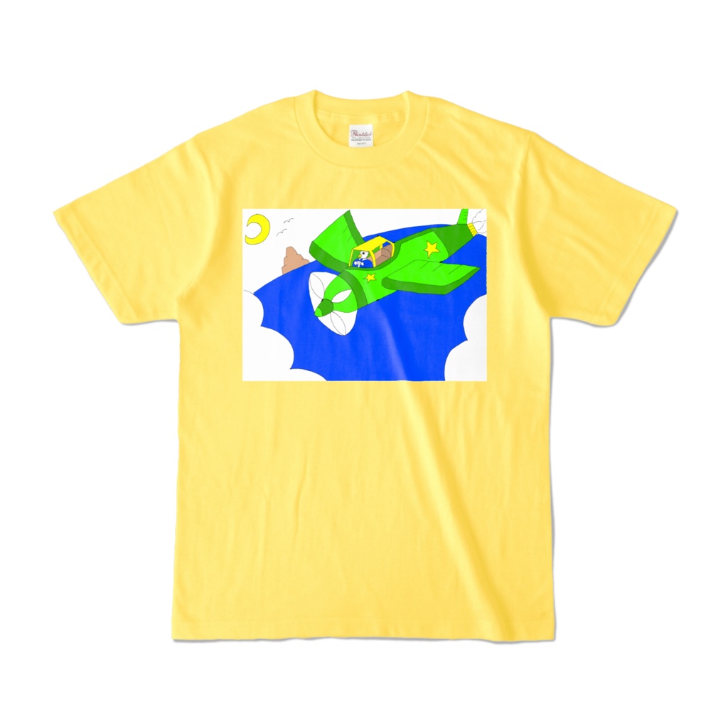 鳥の飛行機    カラーＴシャツ