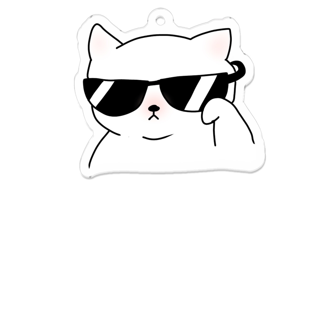 ねこにサングラス