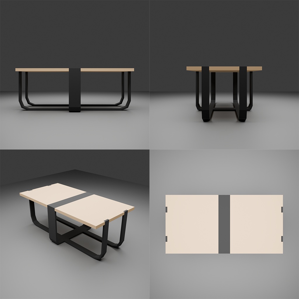 【3D】テーブルセット