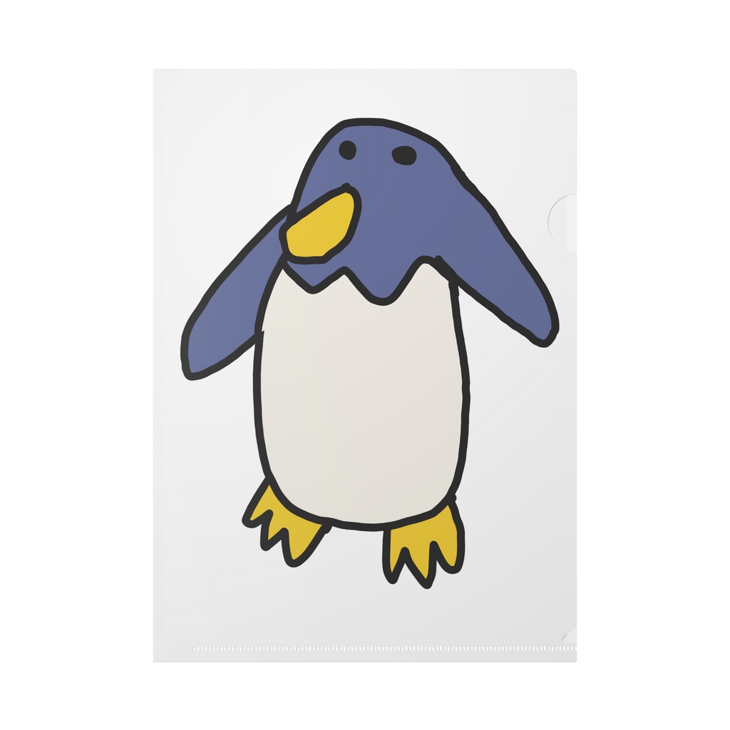 超かわいいペンギンさん     クリアファイル