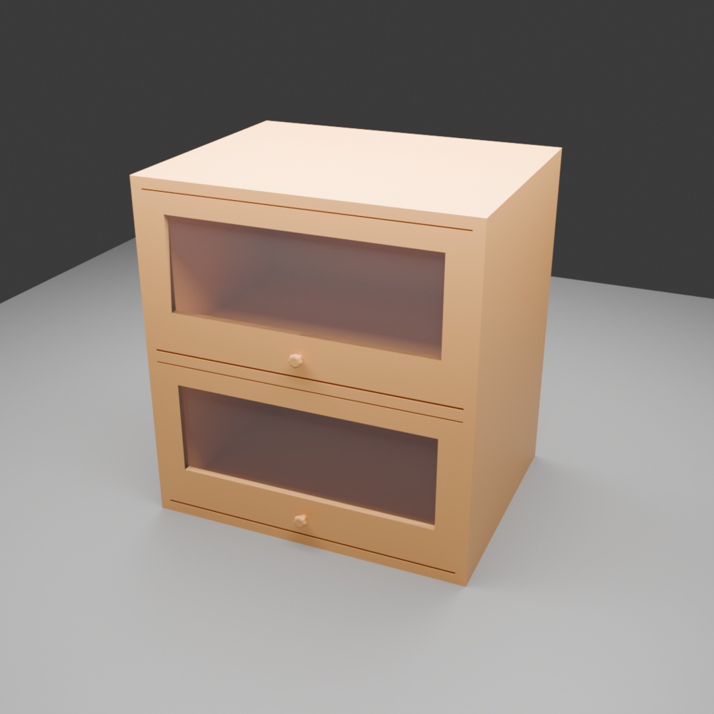 【3D】食器棚(小)セット