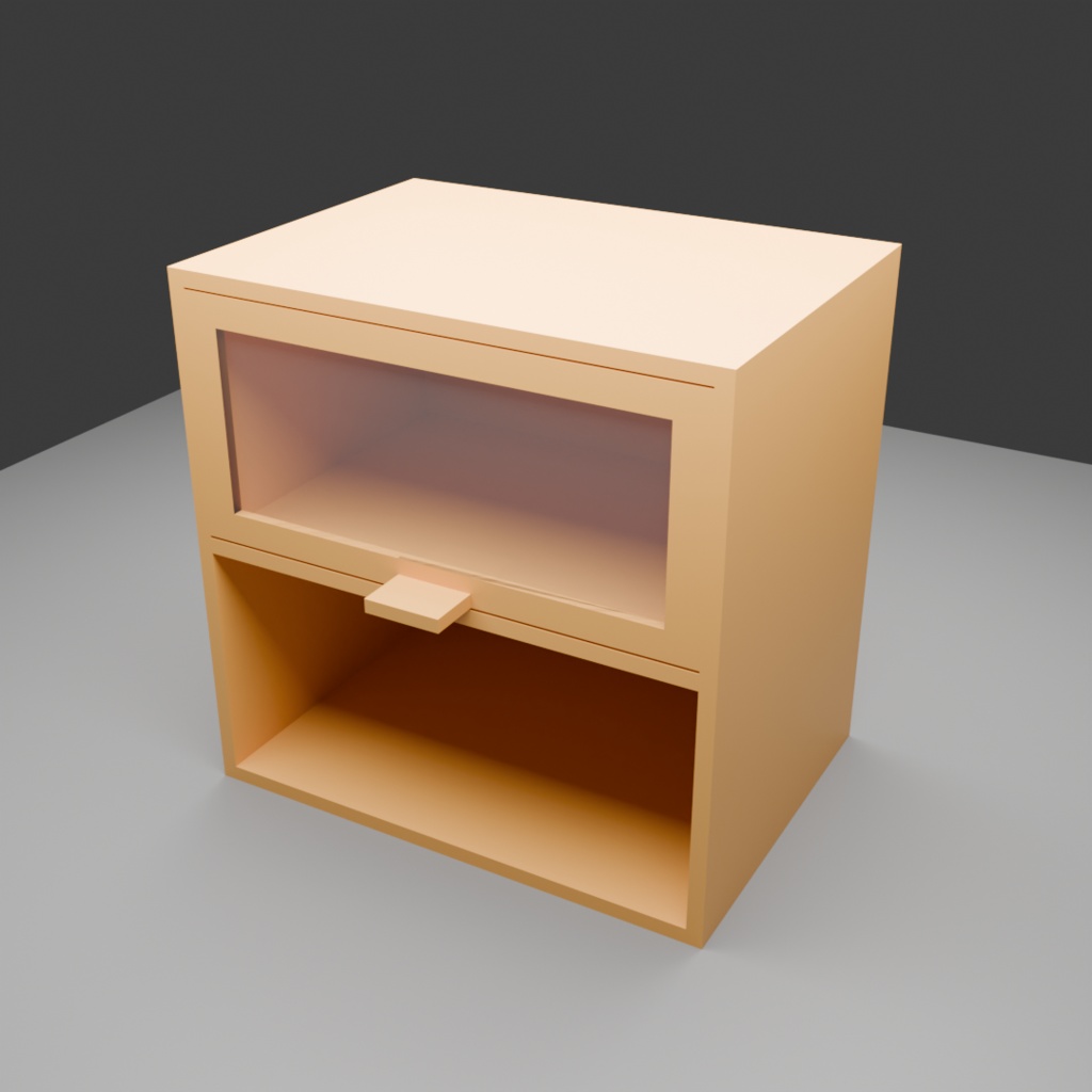 【3D】食器棚(小)セット