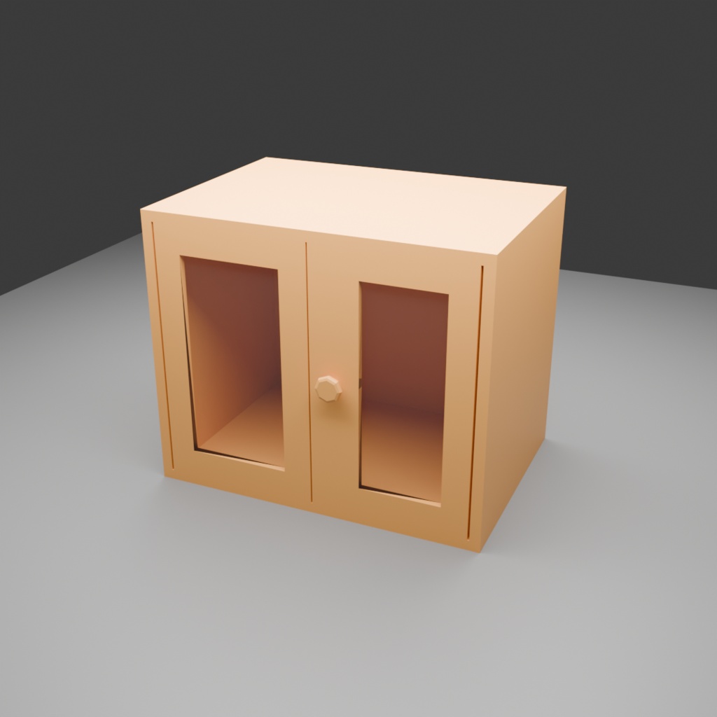 【3D】食器棚(小)セット