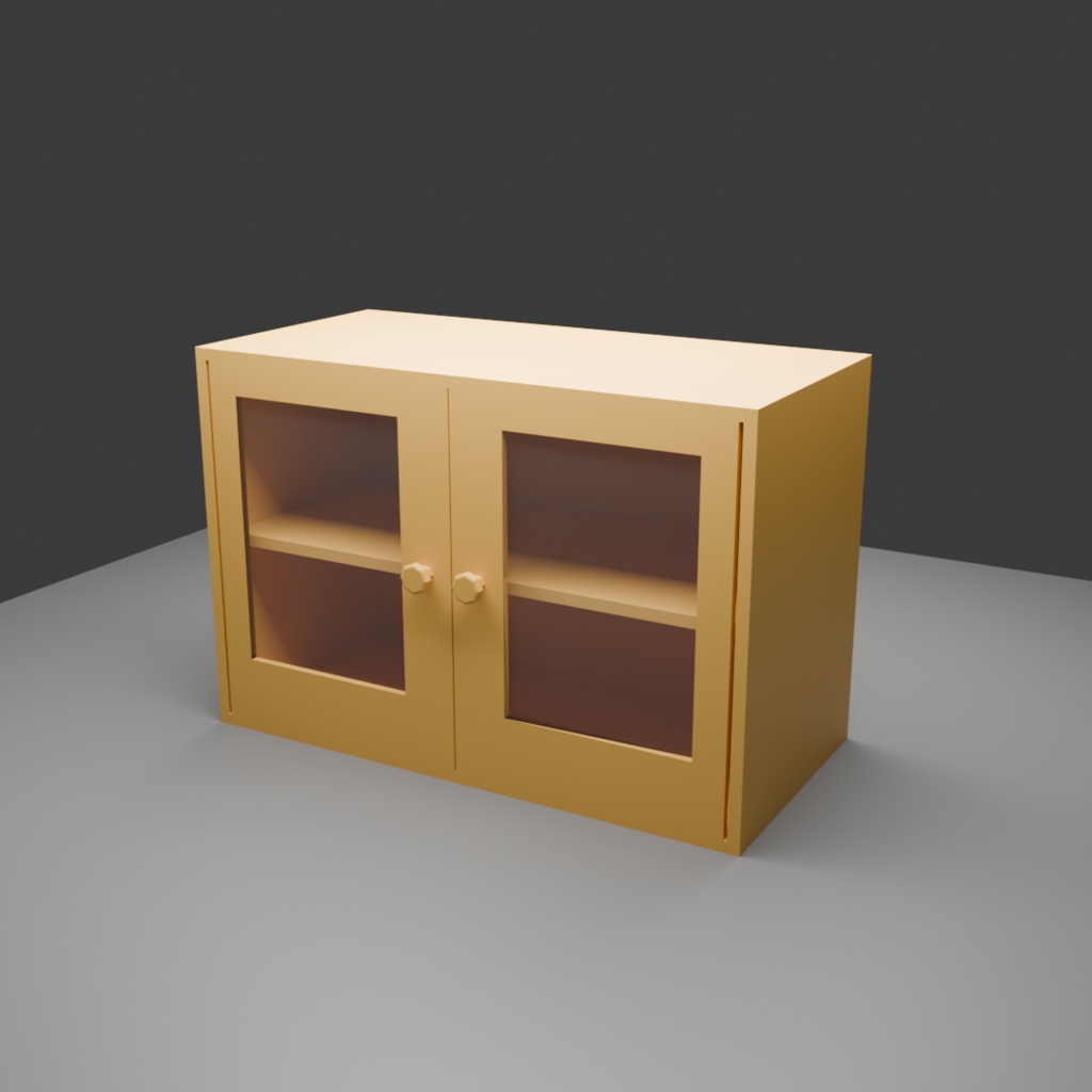 【3D】食器棚(小)セット
