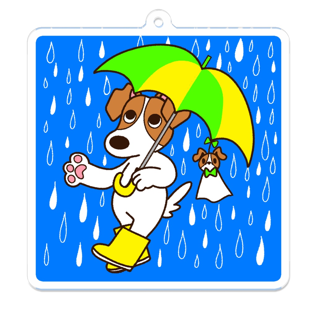 梅雨と犬