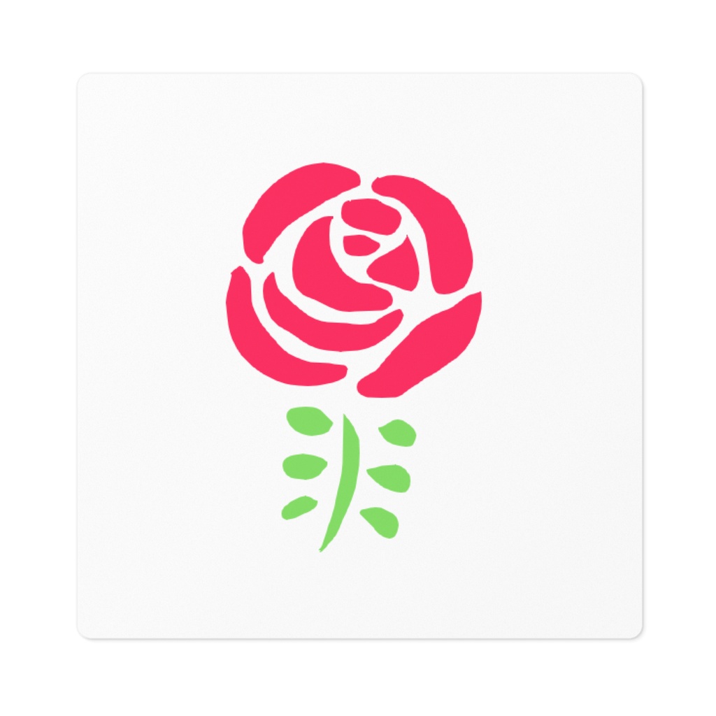 薔薇のシール