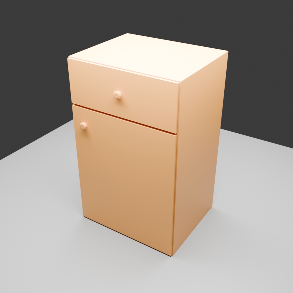 【3D】食器棚(大)セット