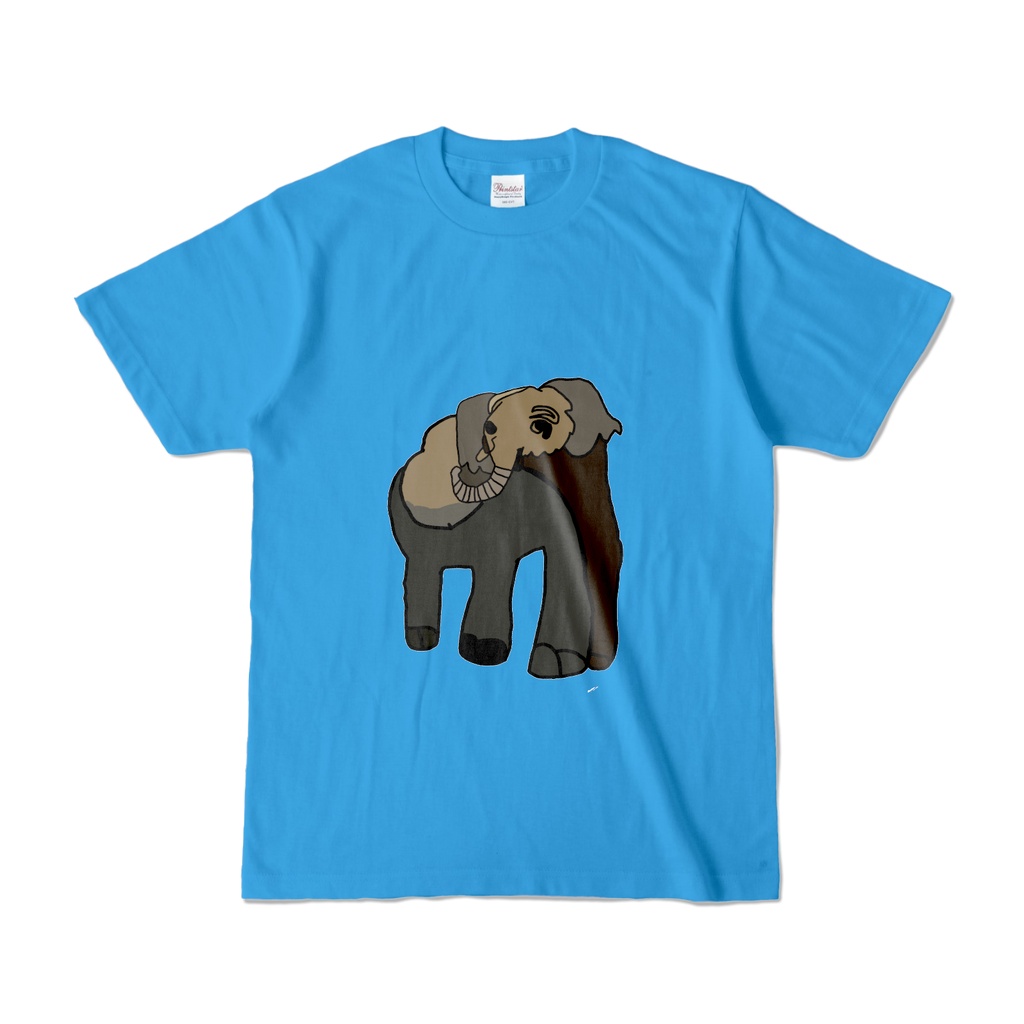 かわいいゾウ　カラーＴシャツ