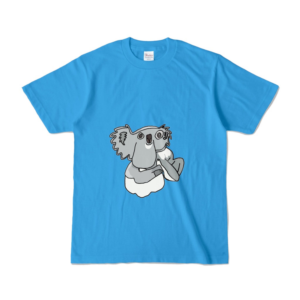 かわいいコアラ カラーTシャツ