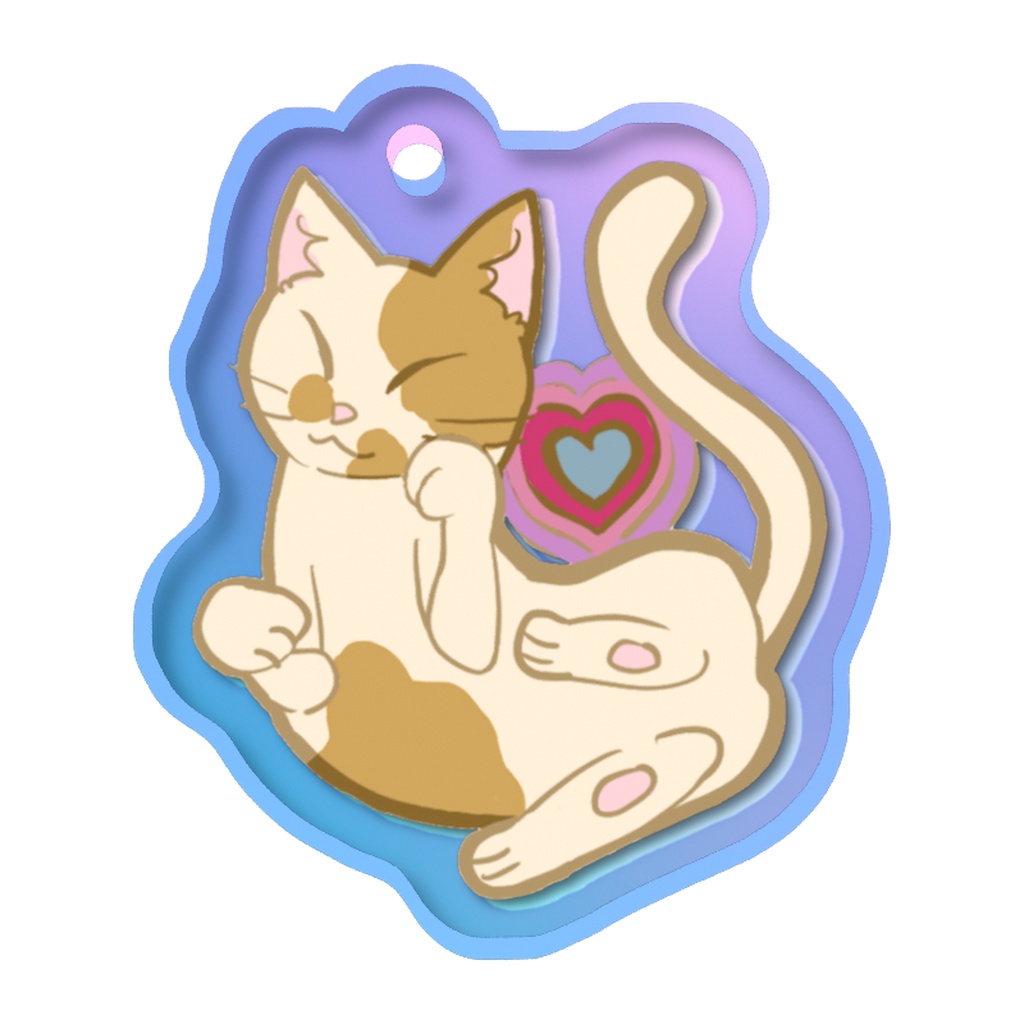 猫ちゃんチャーム(めじるしチャーム)