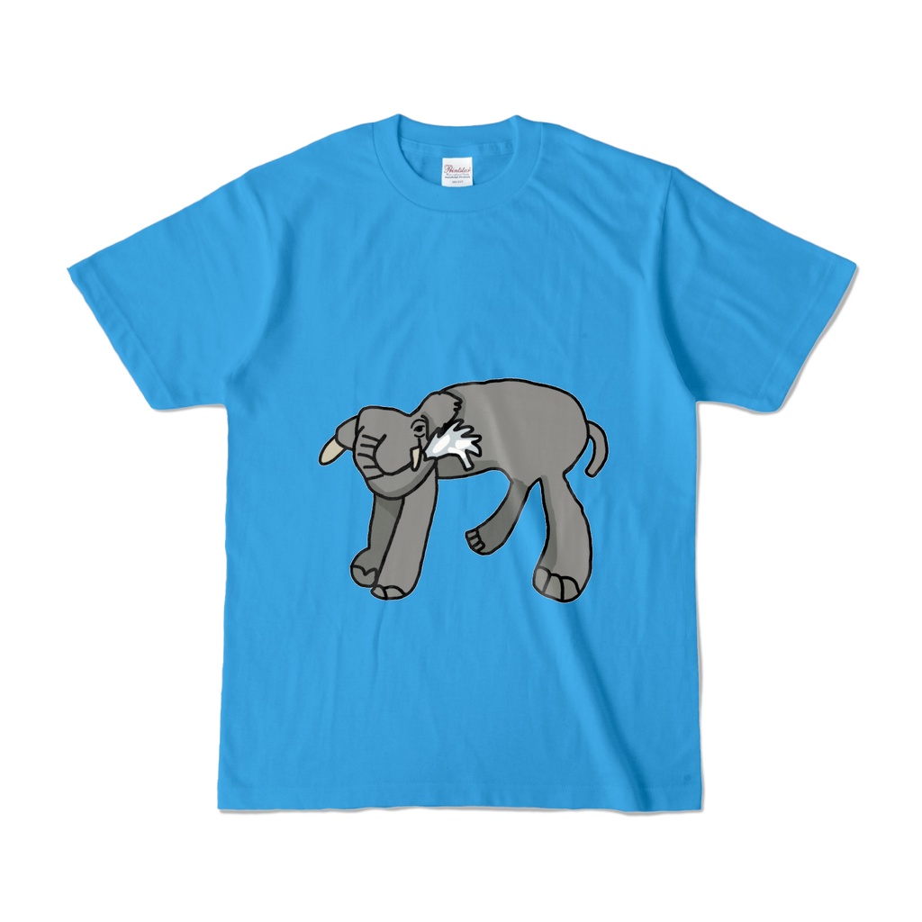かわいいゾウ　カラーＴシャツ