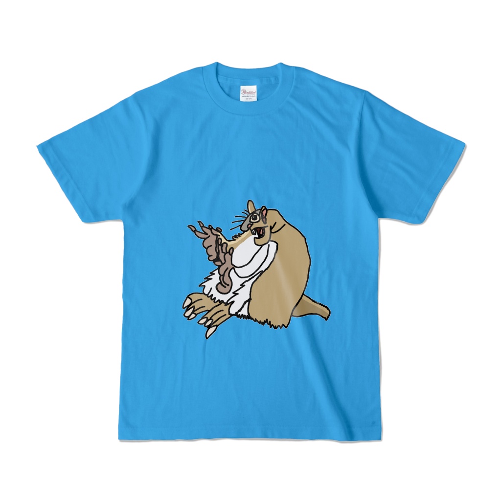 かわいいリス　カラーＴシャツ