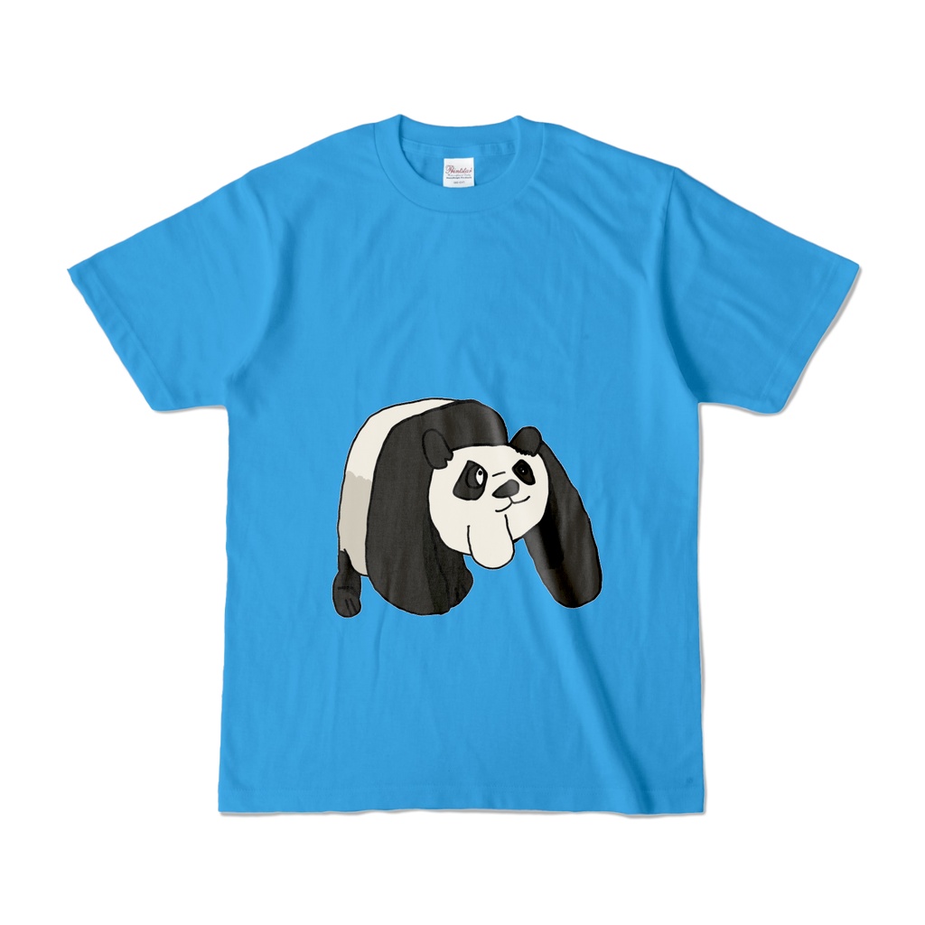 かわいいパンダ　カラーＴシャツ