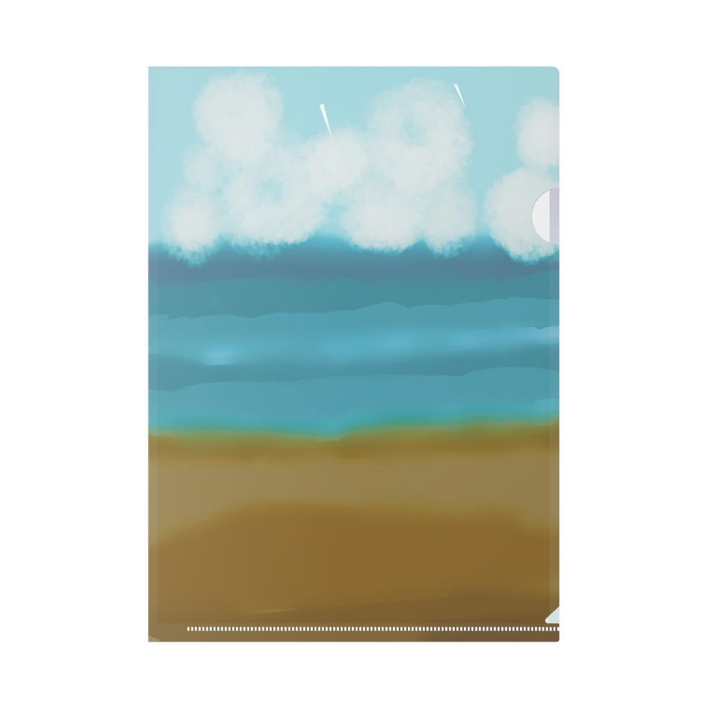 クリアファイル、夏