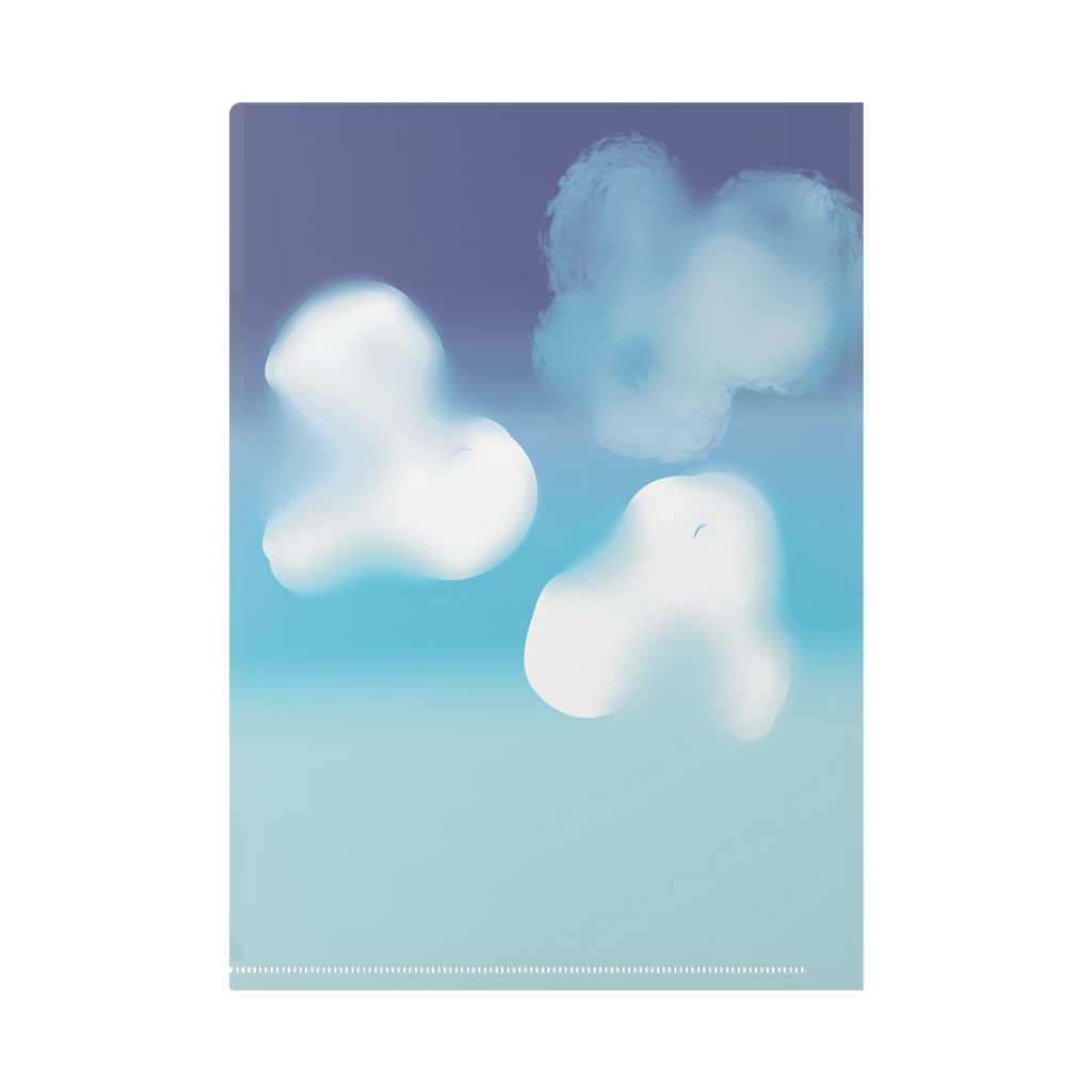 クリアファイル、夏