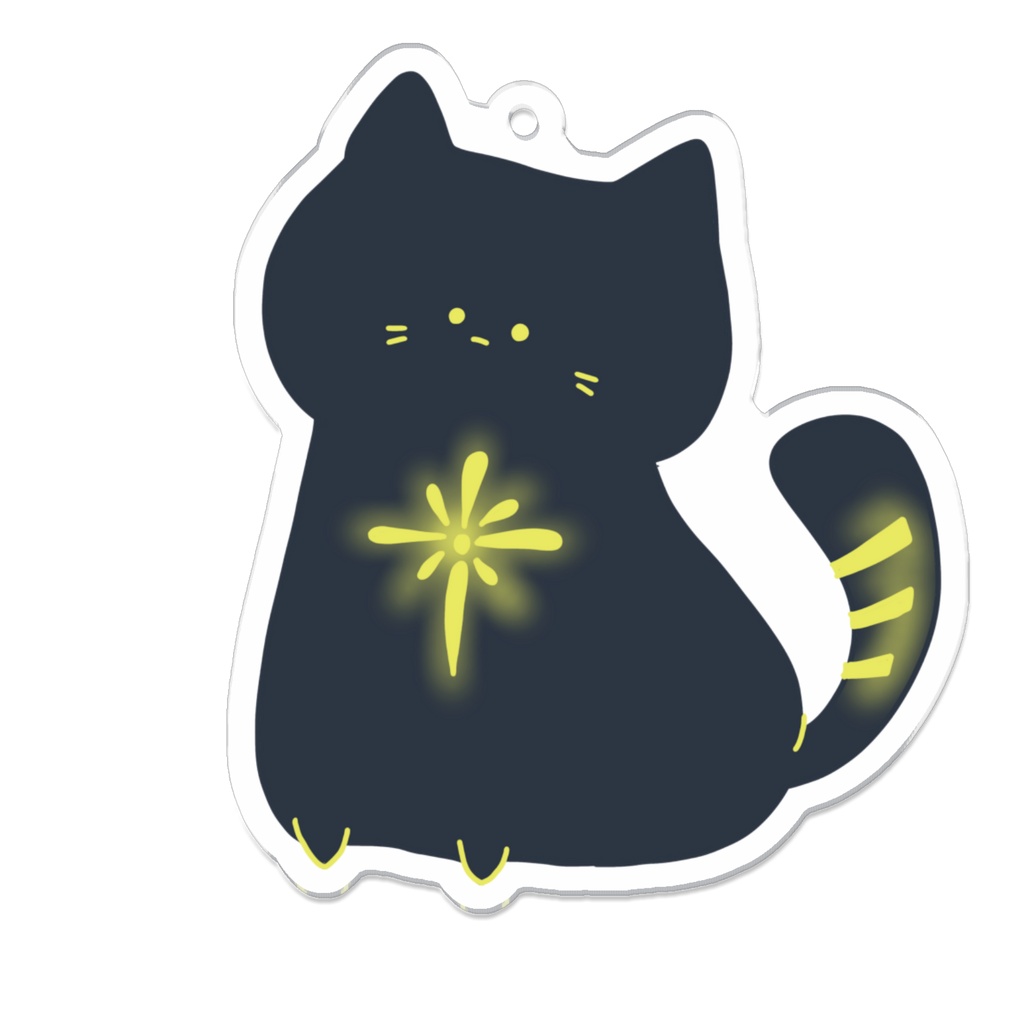 光るねこ