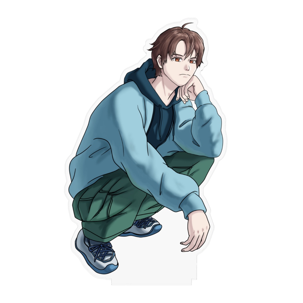 座ってる男子アクスタ
