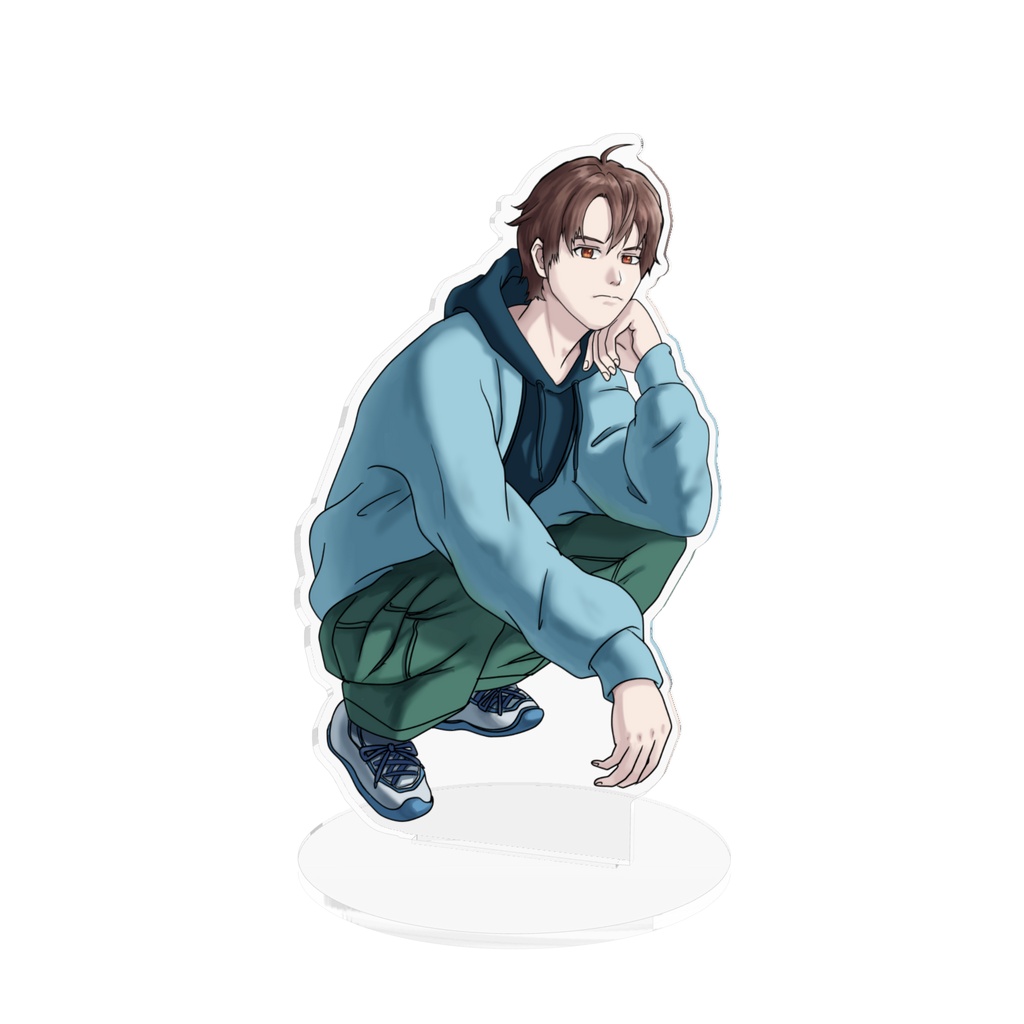 座ってる男子アクスタ